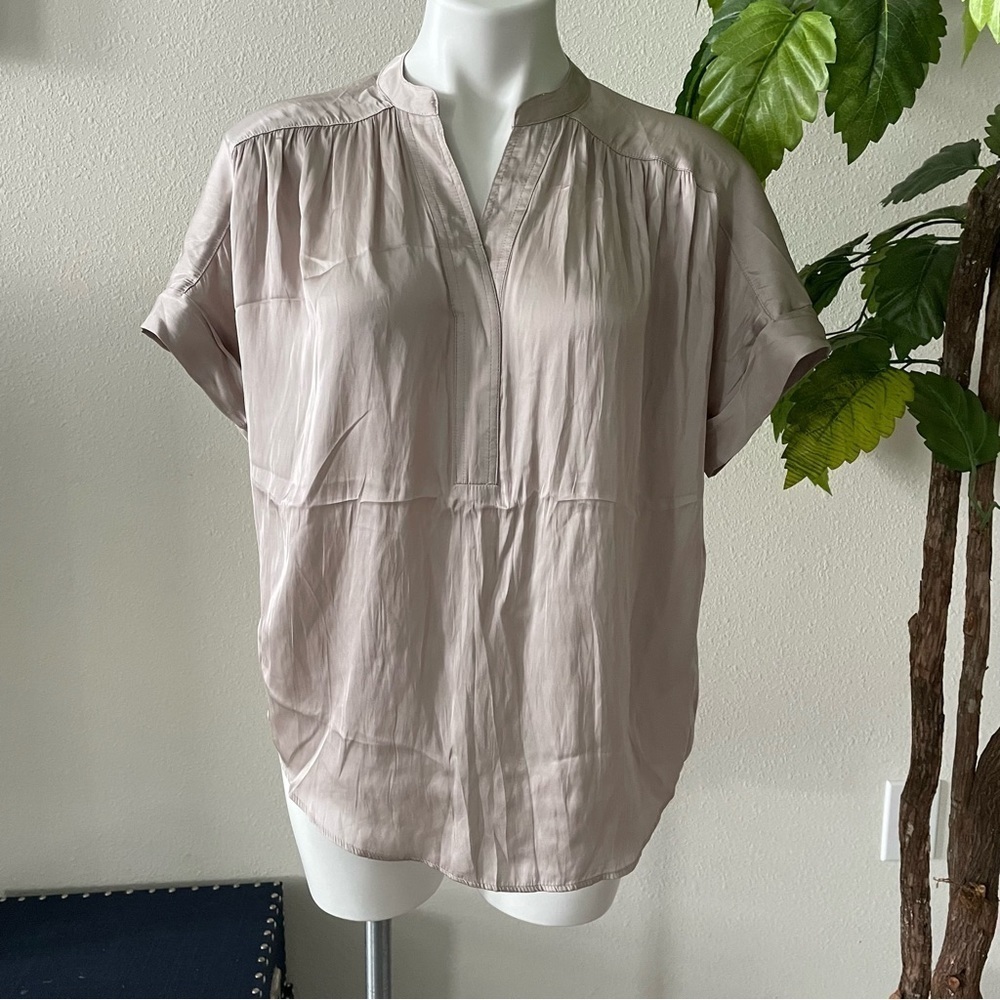Joan Vass Women’s Short Sleeve Top Size S